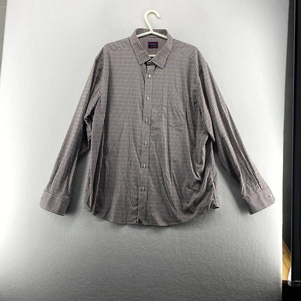 UNTUCK-it Lightweight Button Down Shirt Long‎ Sleeve Mens Size XXL